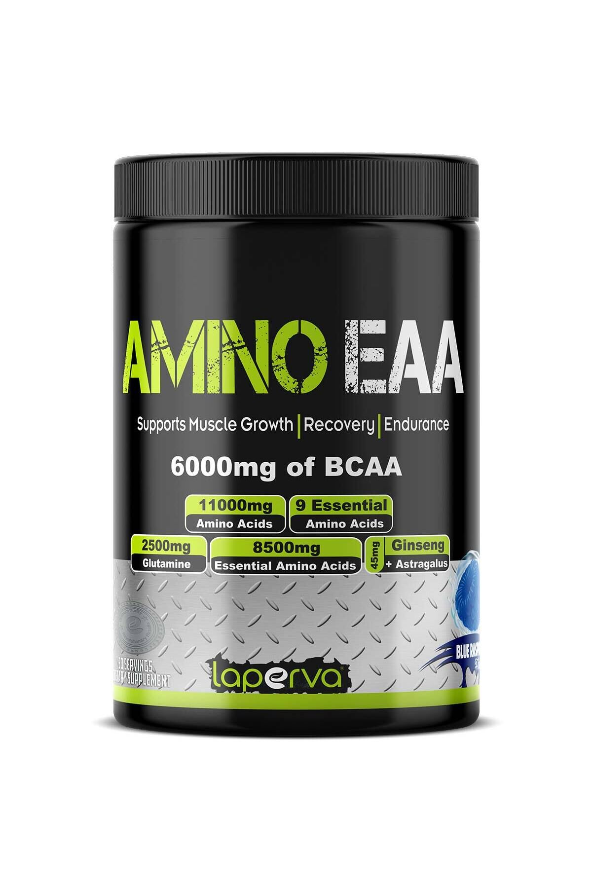 Amino EAA + Glutamin, Mavi Ahududu, 390 Gm