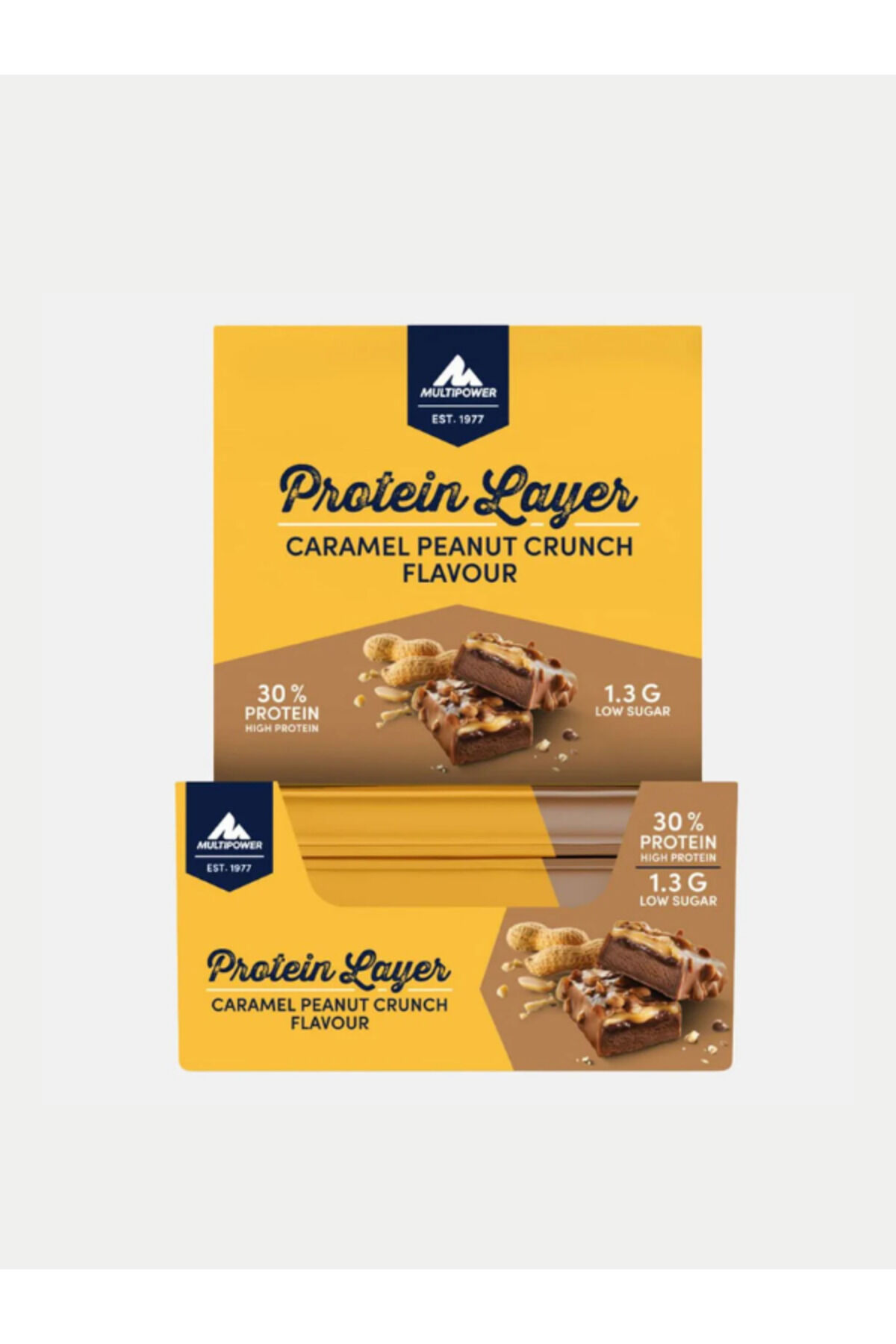 Protein Layer Yerfıstıklı & Karemelli Bar 18 Adet