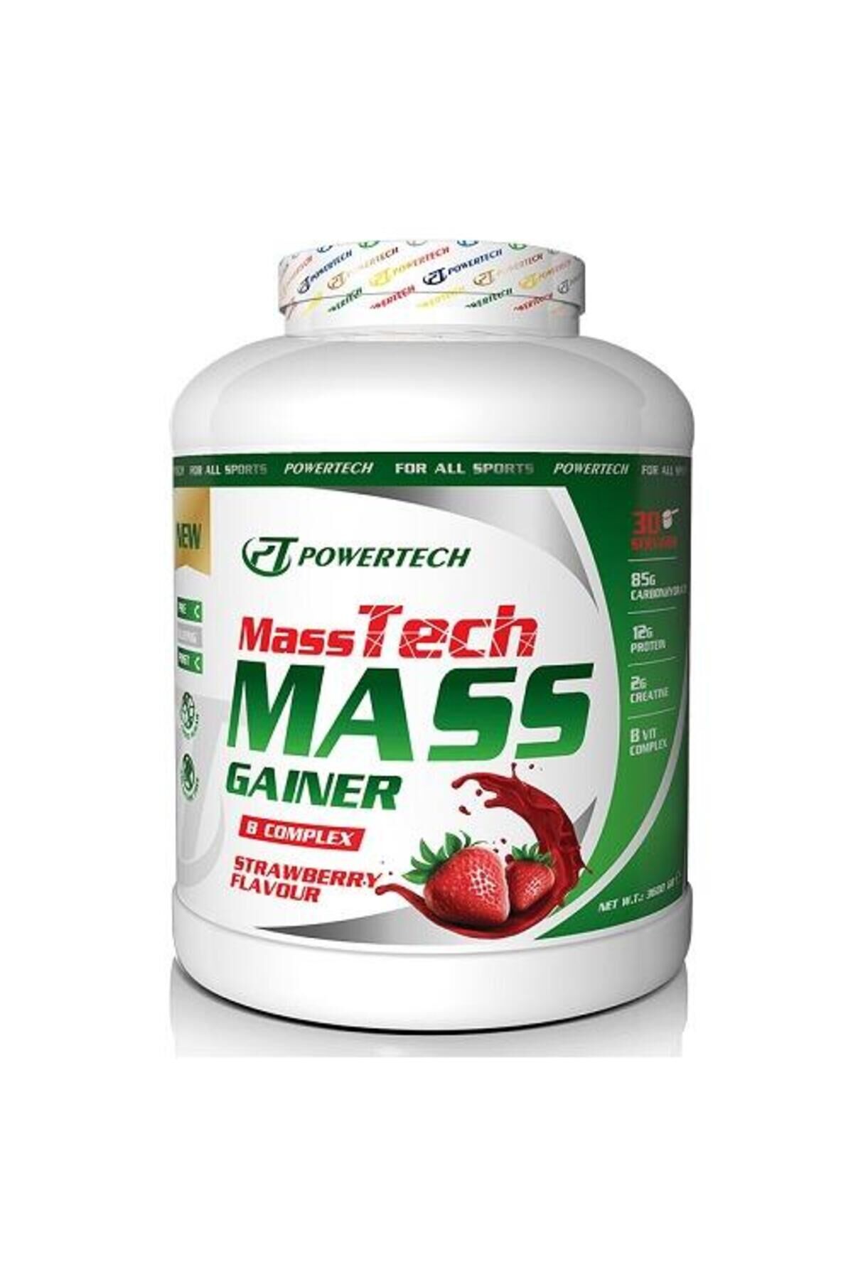 Masstech Mass Gainer 3600 gr Çilek