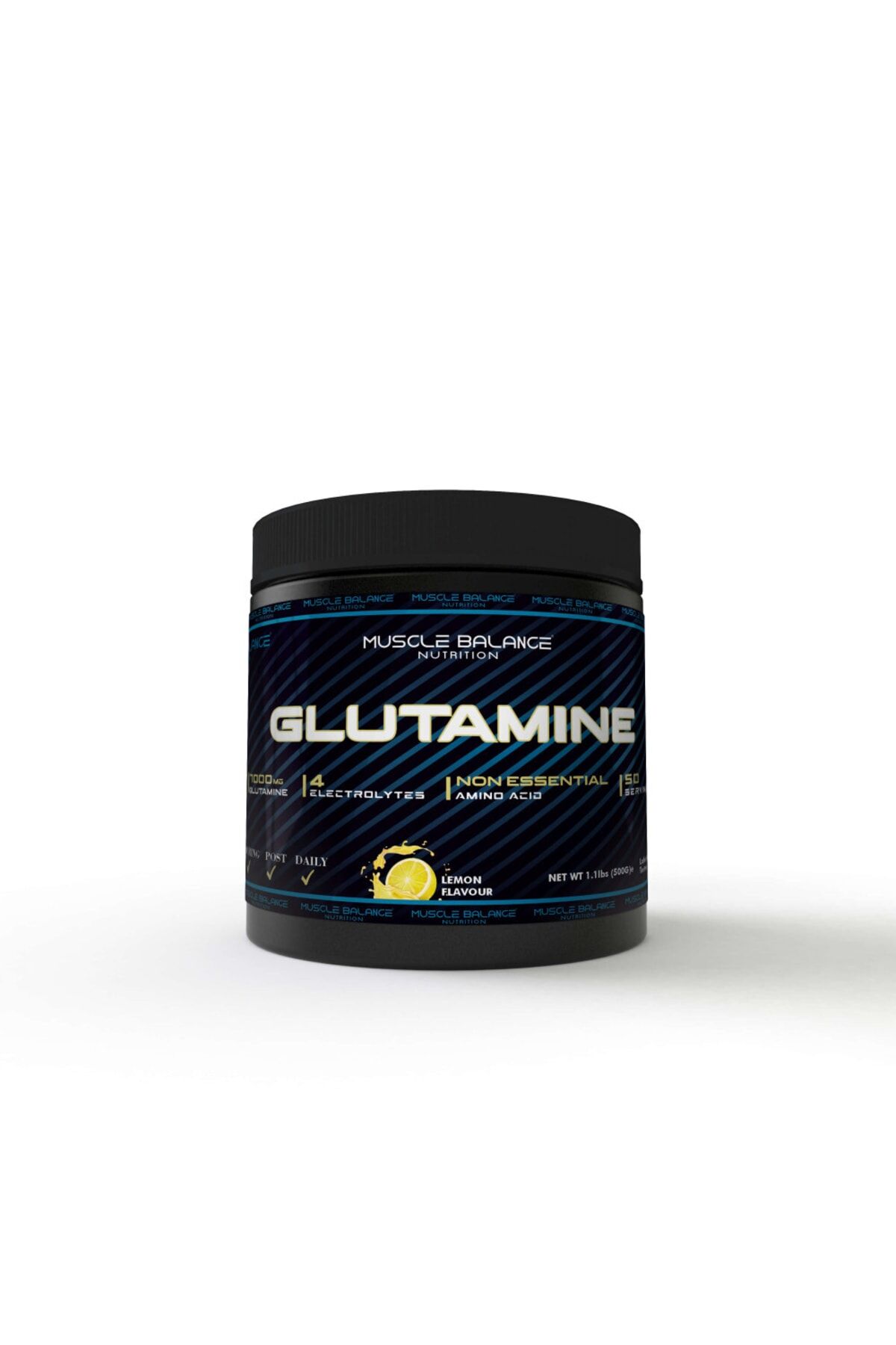 Glutamine 500 Gr 50 Servis Limon Aromalı