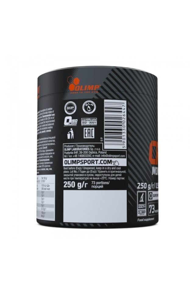 Creatine Monohydrate Powder Super Micronized 250 Gr-Kreatin