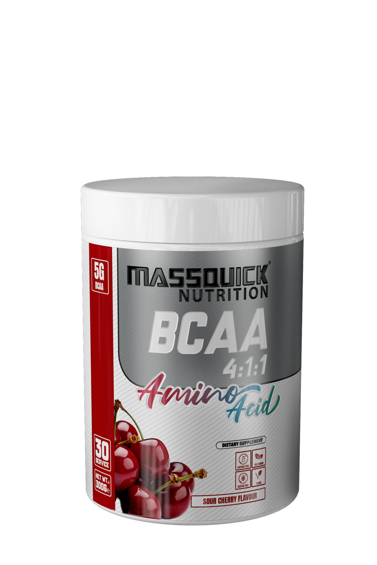 BCAA 4:1:1 Vişne Aromalı - 300g - 30 Servis
